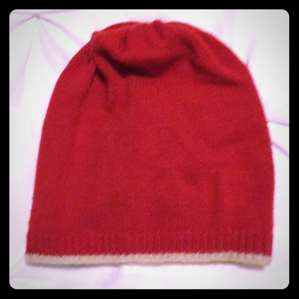 Red Slouchy Beanie